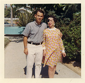 Author with his mother, late 1960s