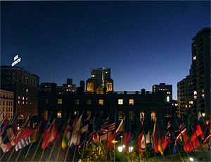 nightshot from our hotel room