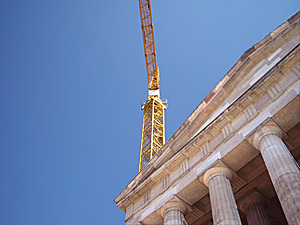 Museum building almost complete.