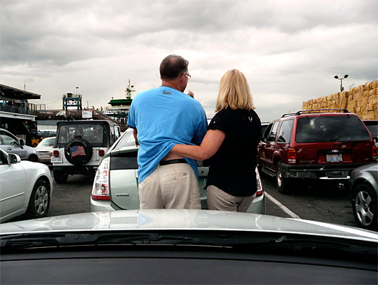 Waiting for the Bainbridge Ferry